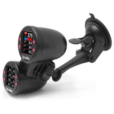 Banks Dual Gauge Pod Suction Mount 52mm, Sticky Base Suction Mount - Diesel Freak