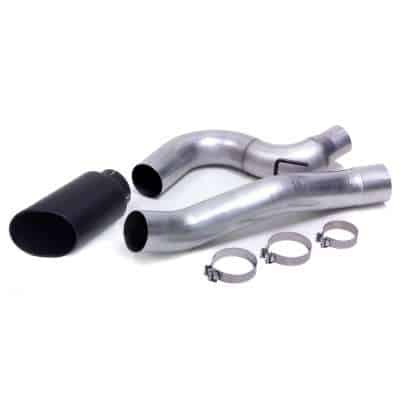 Banks Monster Exhaust System 5-inch Single Exit, Cerakote Black Tip - Diesel Freak