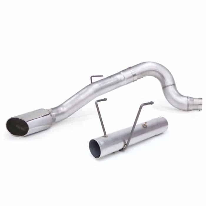 Banks Monster Exhaust System 5-inch Single Exit, Chrome Tip - Diesel Freak