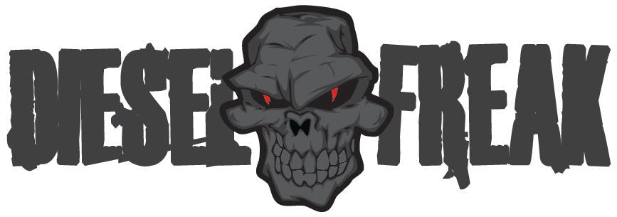 Blackout Skully with Red Eyes Decal - Diesel Freak