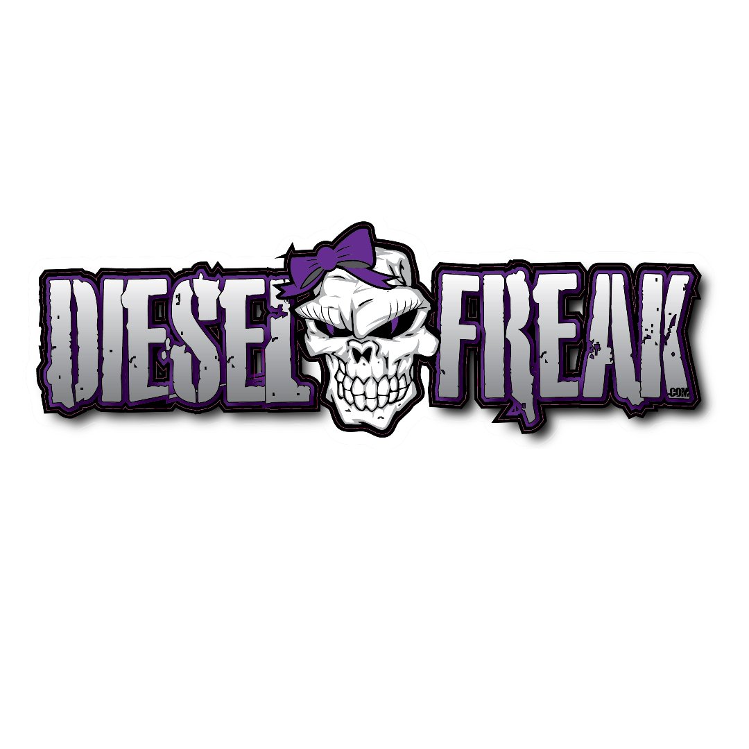 DF Skullette Purple Decal - Diesel Freak