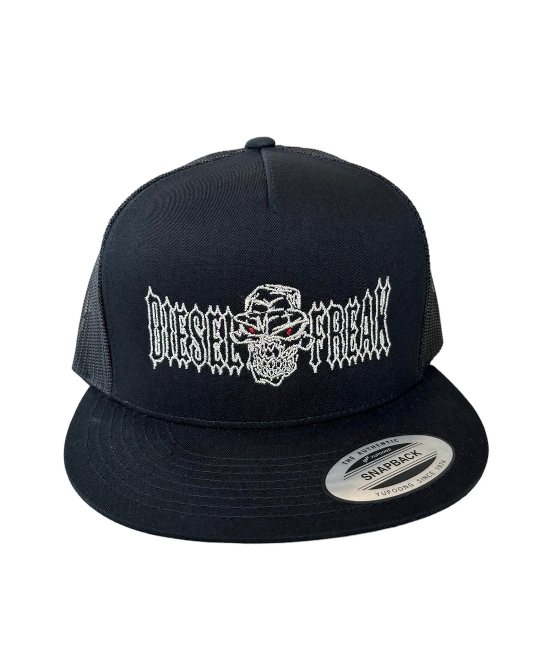 Diesel Freak Black & Silver Snapback - Diesel Freak