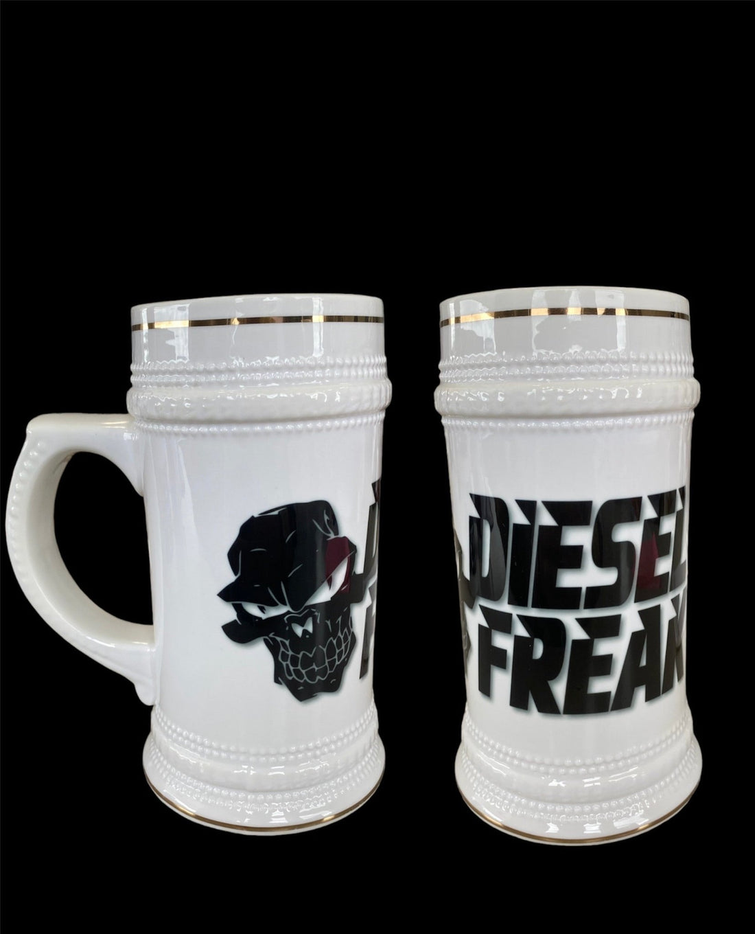 Diesel Freak Black Stacked Beer Stein - Diesel Freak