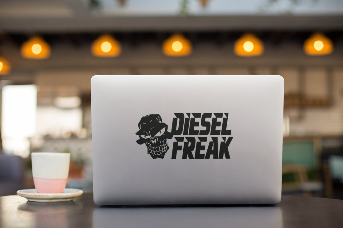 Diesel Freak Burnt Stacked Decal - Diesel Freak