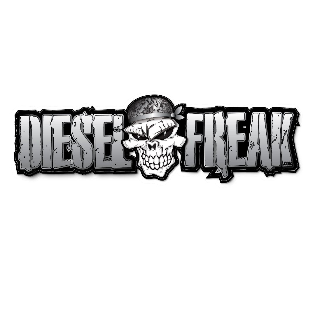 Doo Skullette Chrome 8in Decal - Diesel Freak