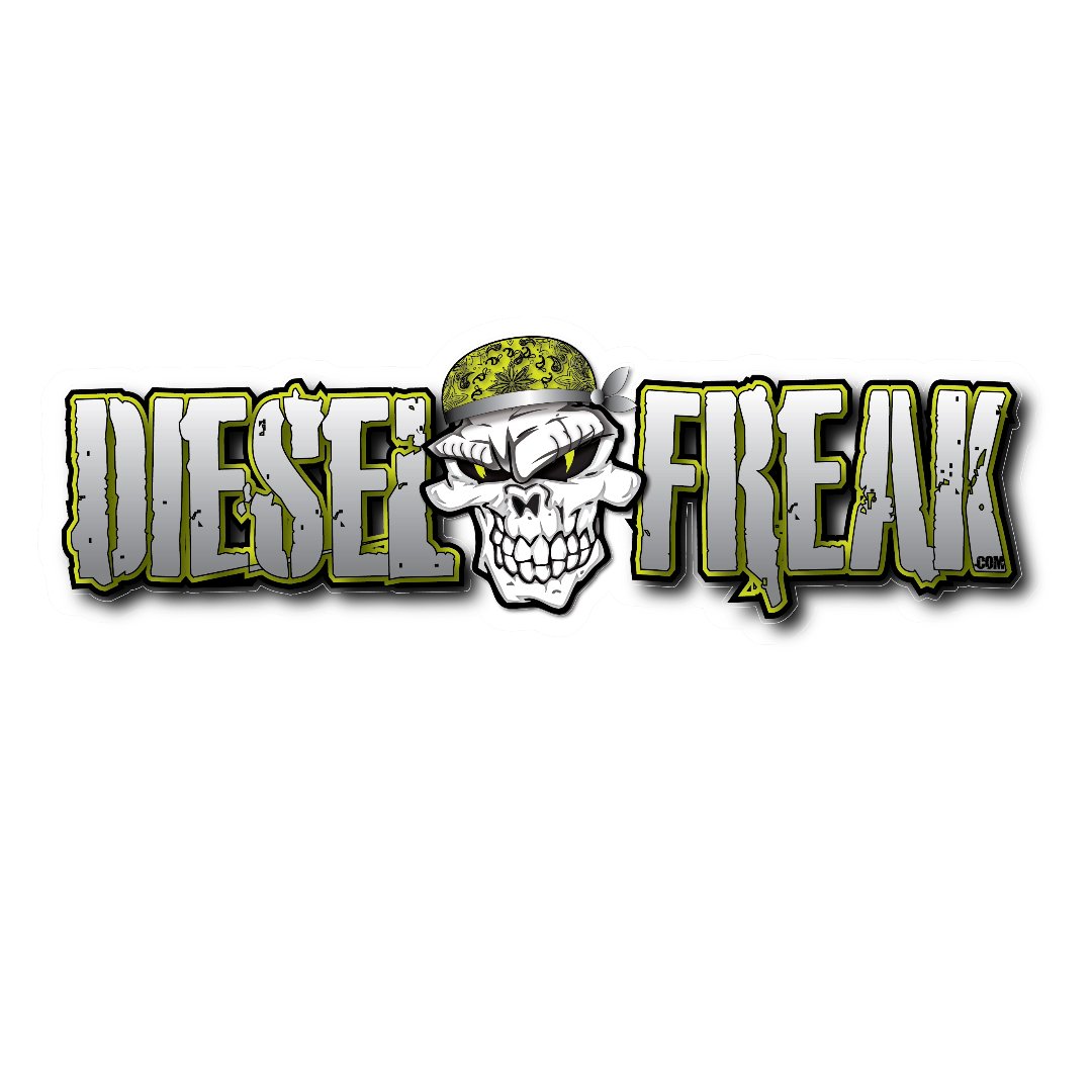 Doo Skullette Safety Yellow Decal - Diesel Freak