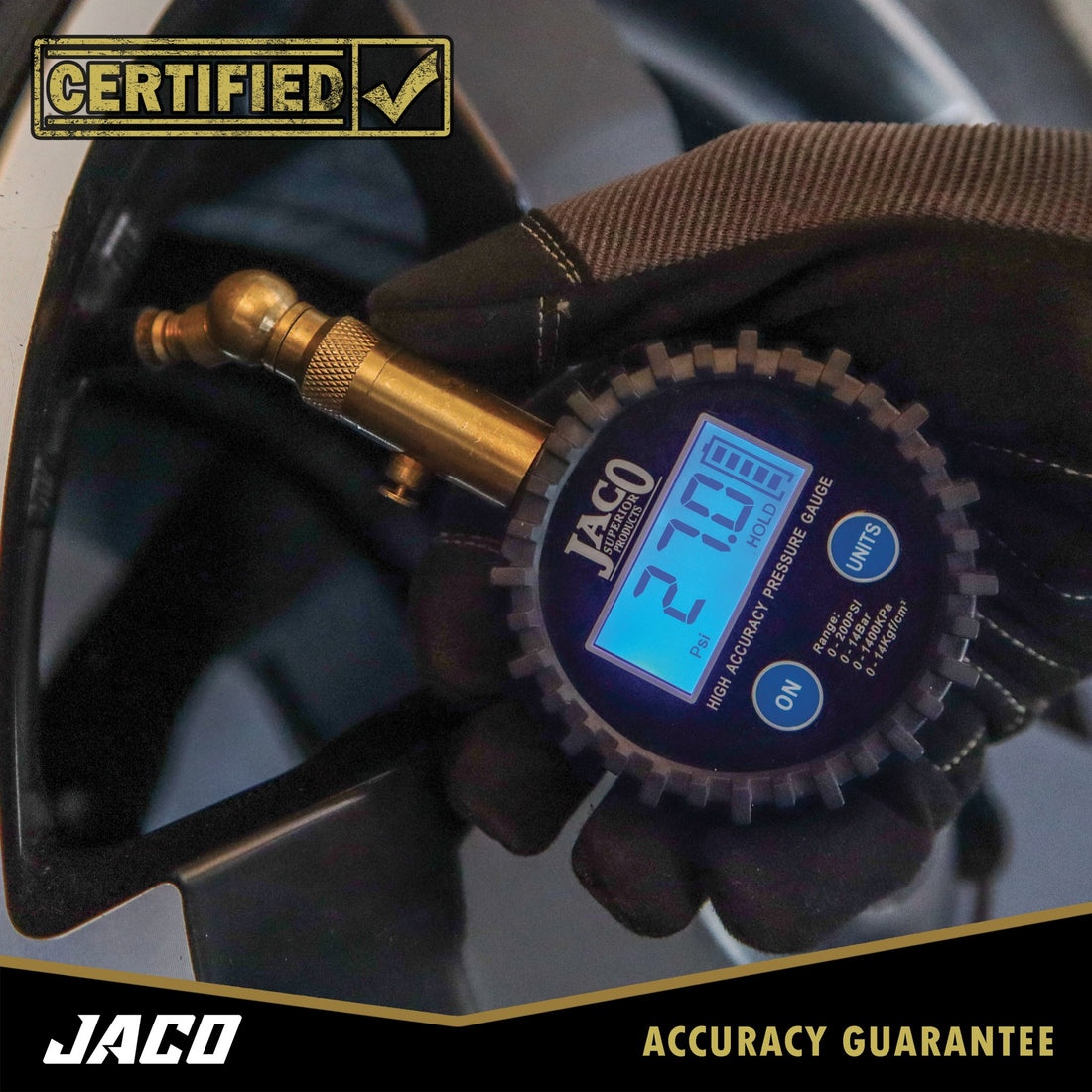 Elite® Digital Tire Pressure Gauge - Professional Accuracy - 100 PSI - Diesel Freak