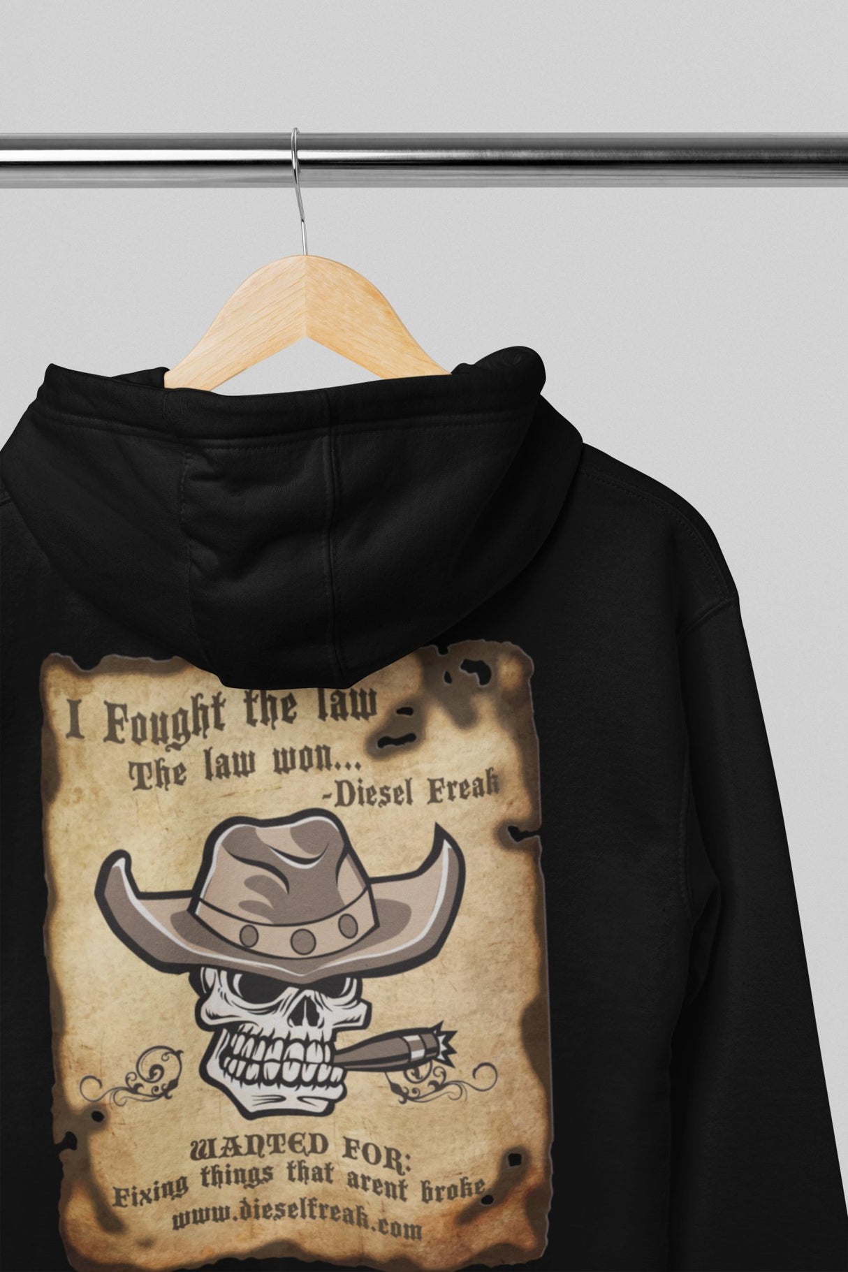 Fought The Law Hoodie - Diesel Freak