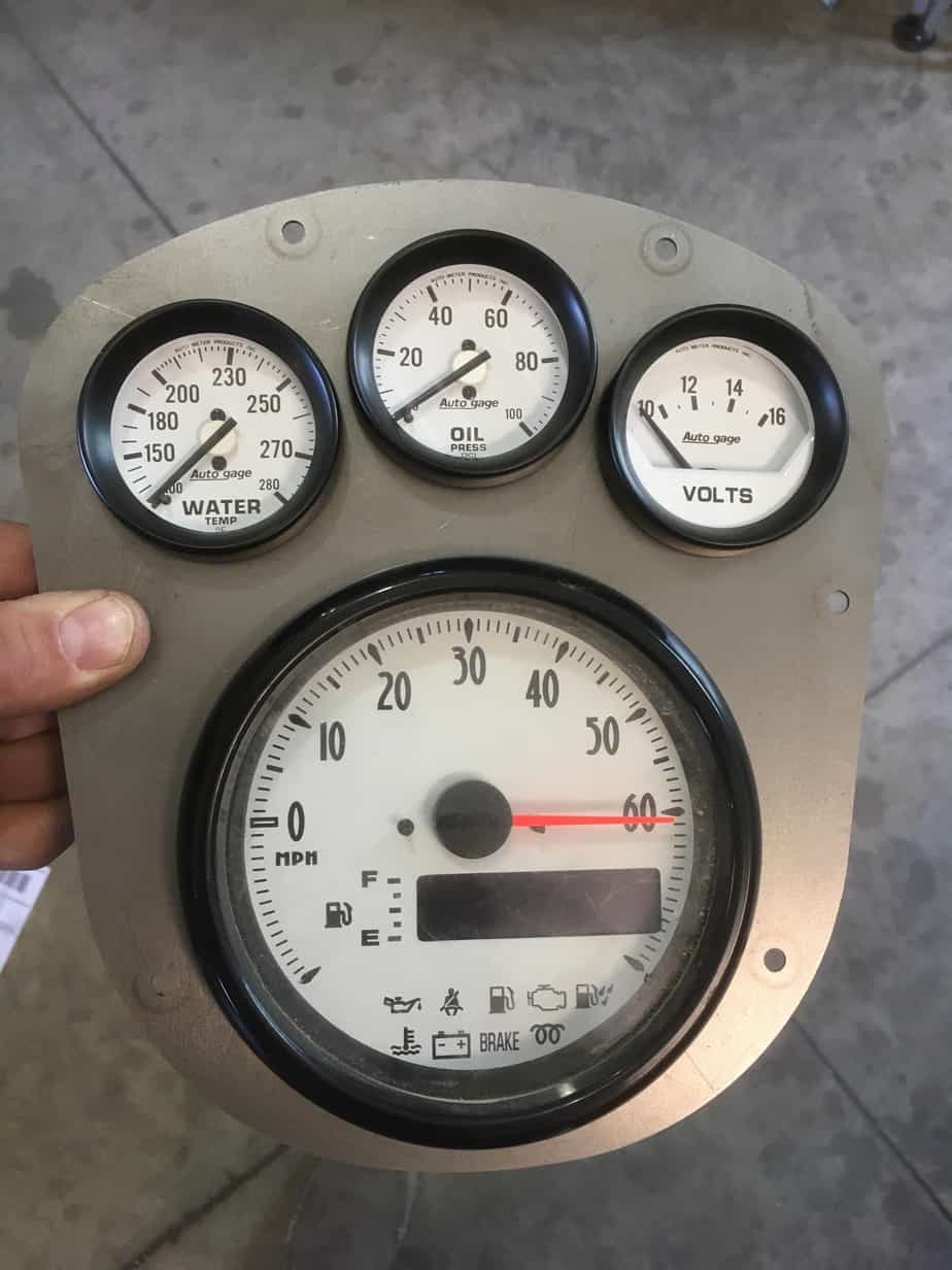 KCB Fabrication Speedo & 3 Gauge Cluster Combo Mount - Diesel Freak