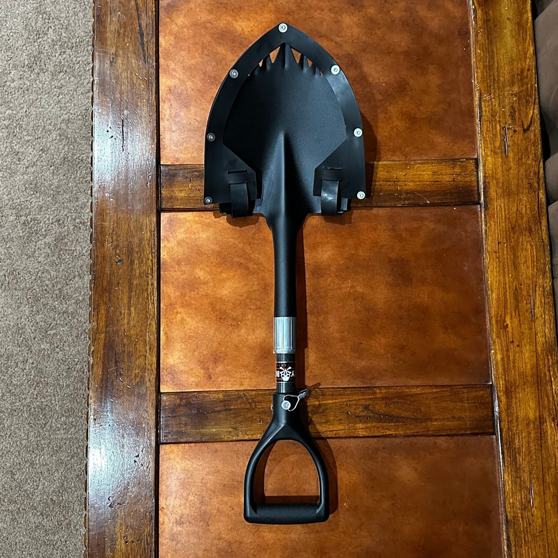 Krazy Beaver Mini Shovel with guard (Textured Black Head / Black Handle # 45641) - Diesel Freak