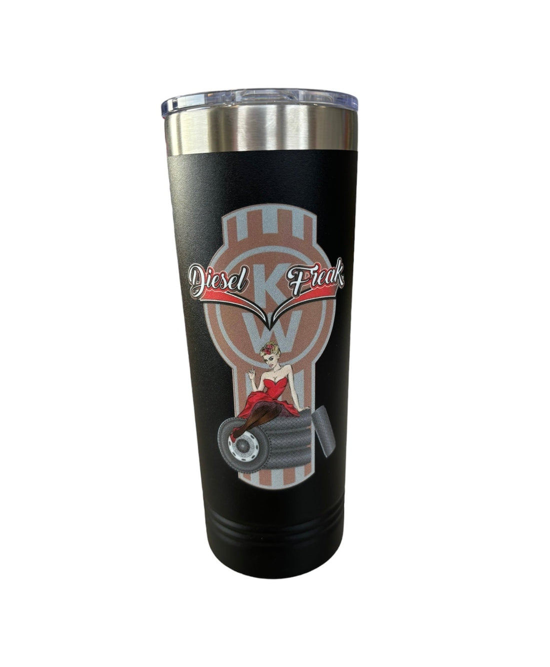 KWhopper Emblem & Pin-Up Girl 22oz Tumbler - Diesel Freak