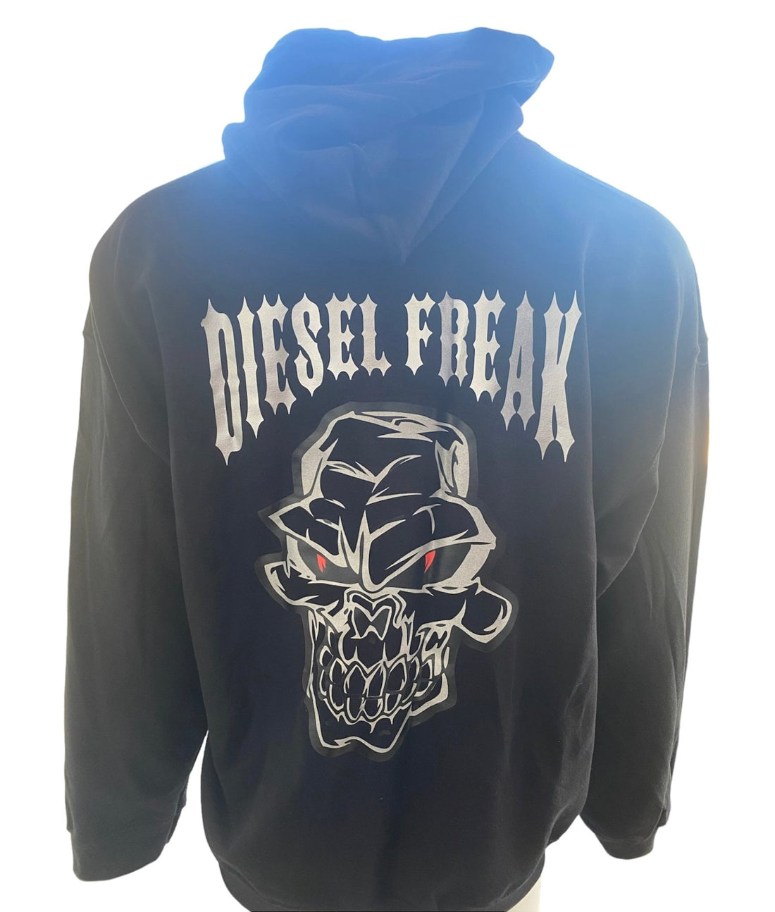 Metallic Skully Hoodie - Diesel Freak