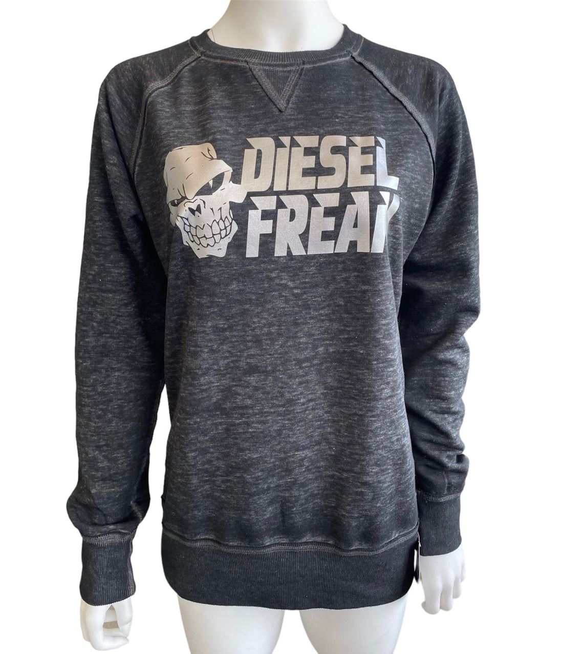 Metallic Stacked Diesel Freak Crewneck - Diesel Freak
