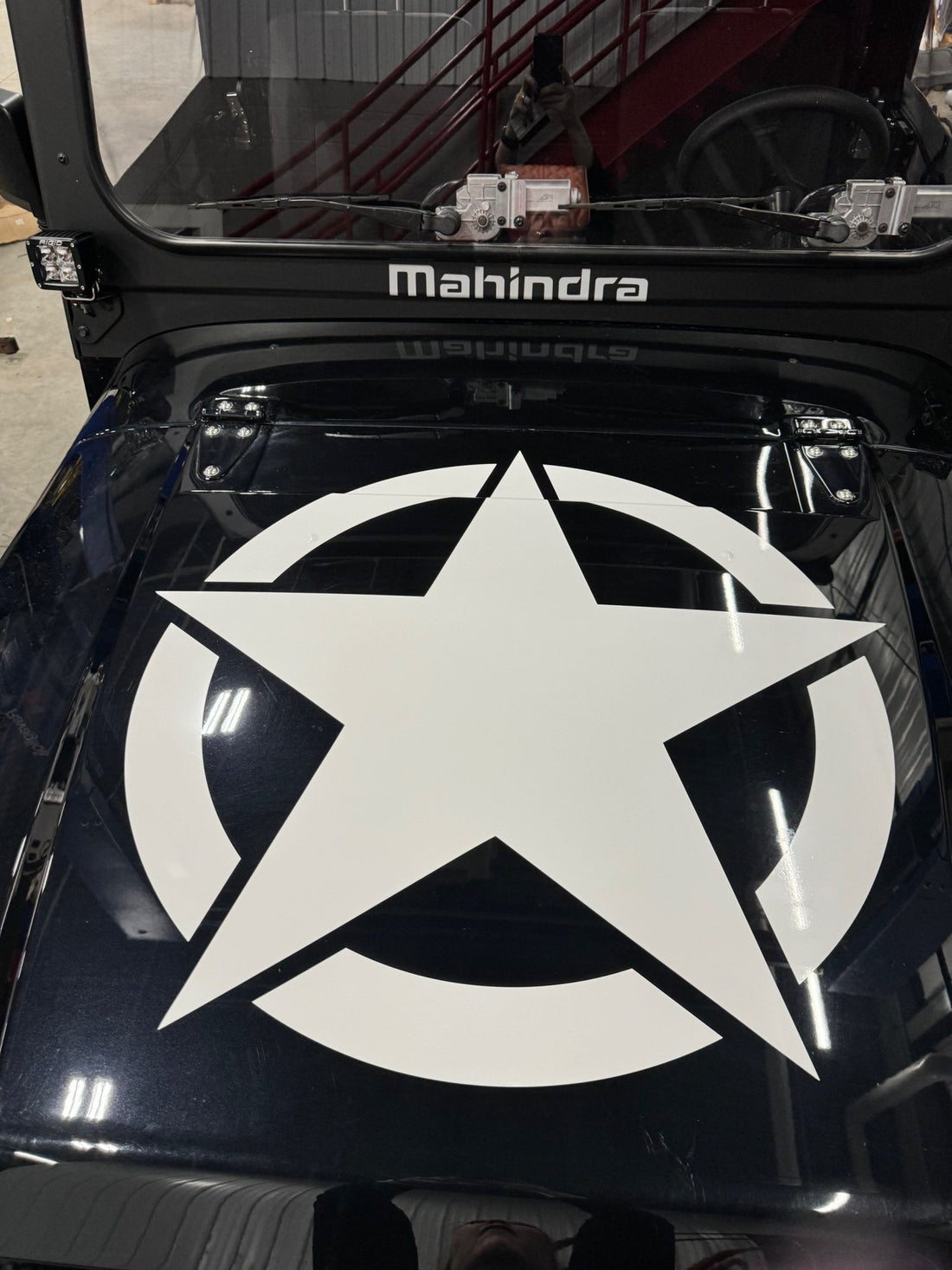 Military Star Roxor Hood Decal - Diesel Freak