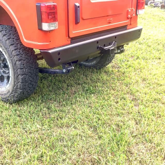 OTR Rear Bumper with Class III Receiver Hitch - Diesel Freak