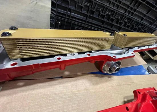 PDI Big Boss Performance Dual Oil Cooler for Cummins X15 | ISX - Diesel Freak