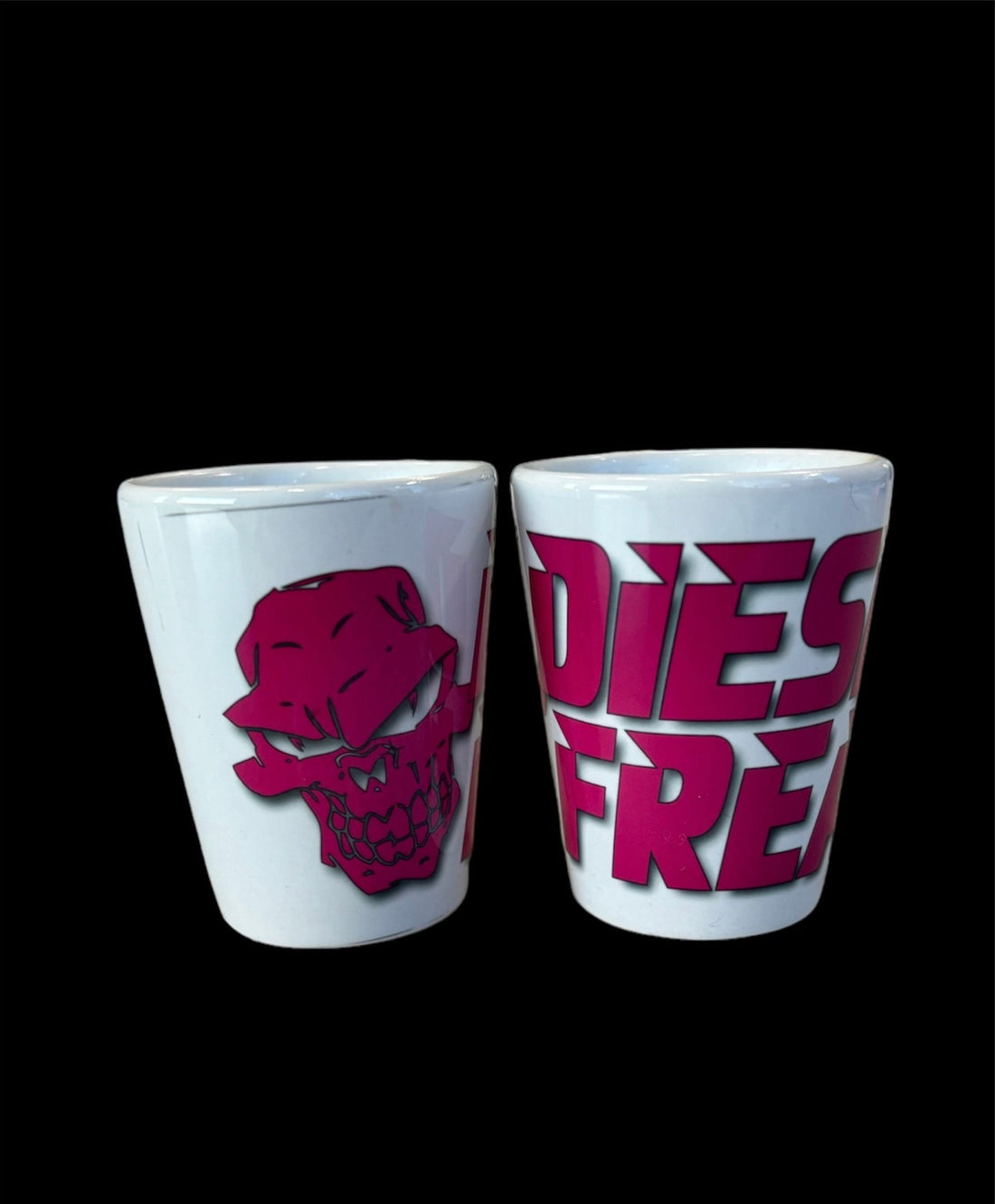 Pink Diesel Freak Stacked Ceramic Shot Glass - Diesel Freak