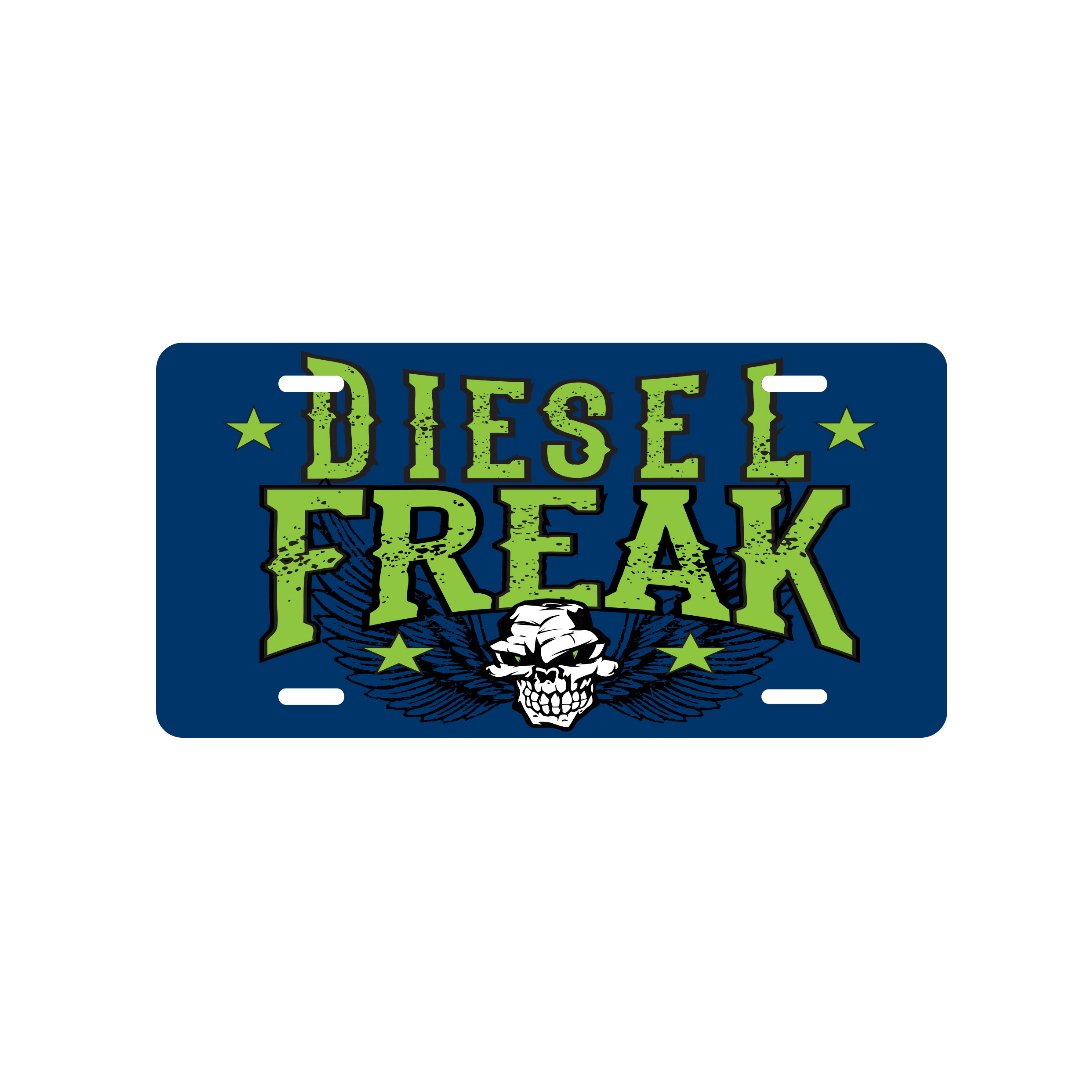 Power and Performance License Plate - Diesel Freak