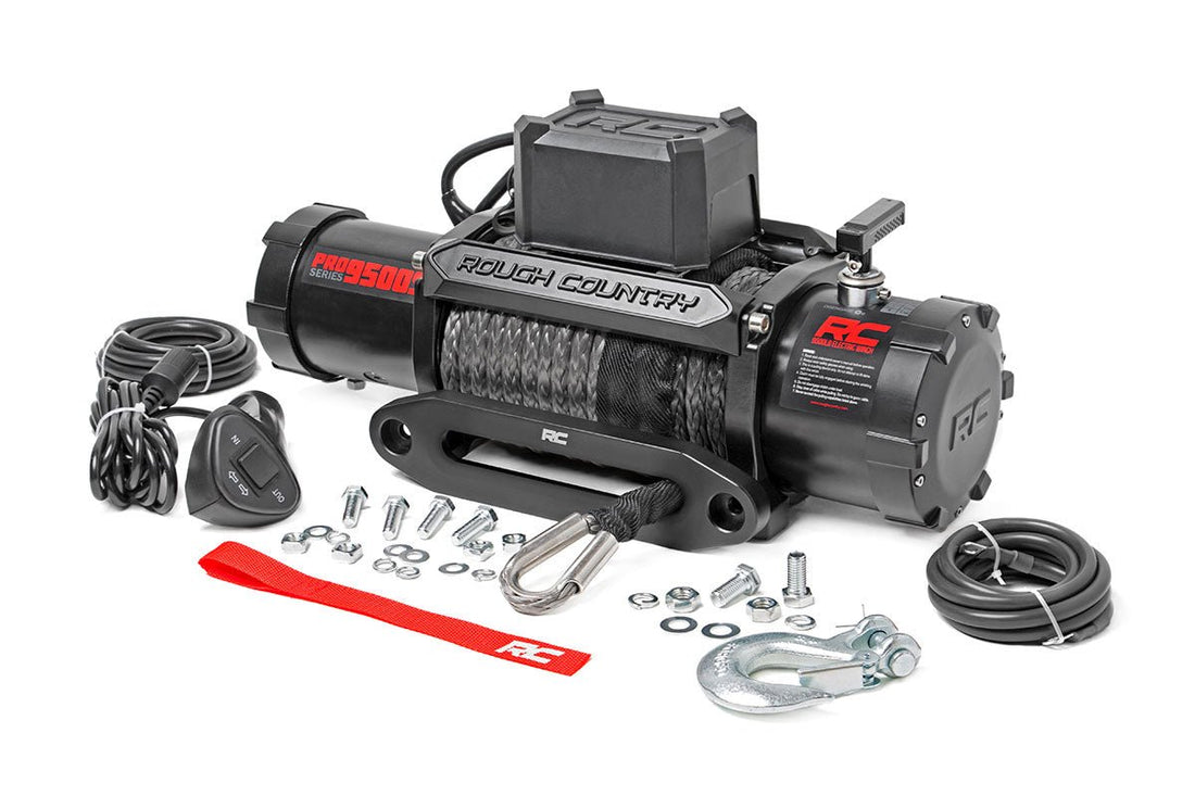 RC 9500lb Pro Series Electric Winch | Synthetic Rope - Diesel Freak
