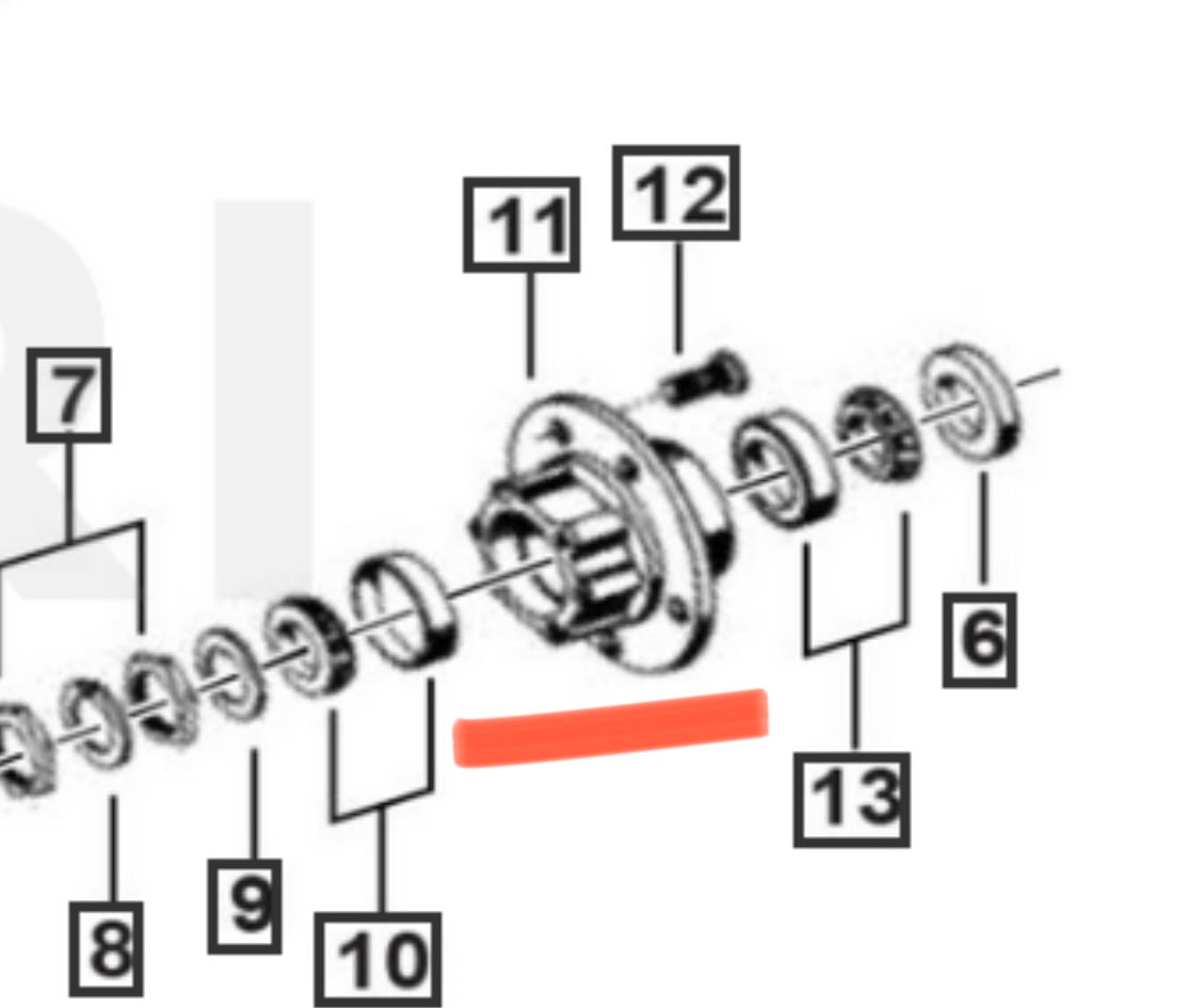Roxor Front Wheel Hub - Diesel Freak