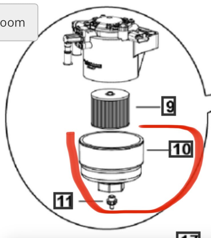 Roxor Fuel Filter lower body housing 2018-2022 - Diesel Freak