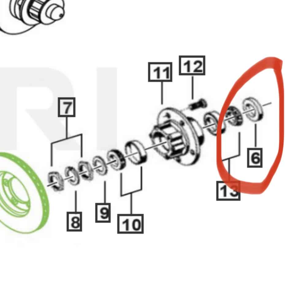 Roxor OEM hub wheel seal - Diesel Freak