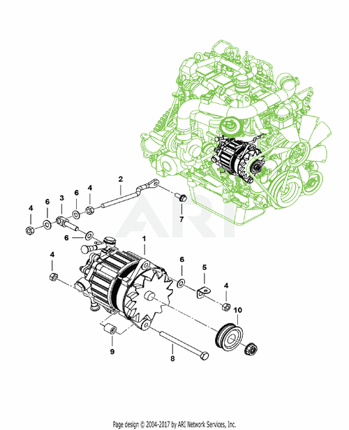 Roxor OEM Replacement Alternator with Vacuum Pump - 90 Amp - Diesel Freak