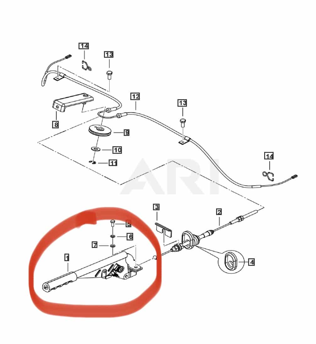 Roxor Parking Brake Lever - Diesel Freak