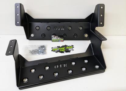 Roxor side steps in Black Powdercoat - Diesel Freak