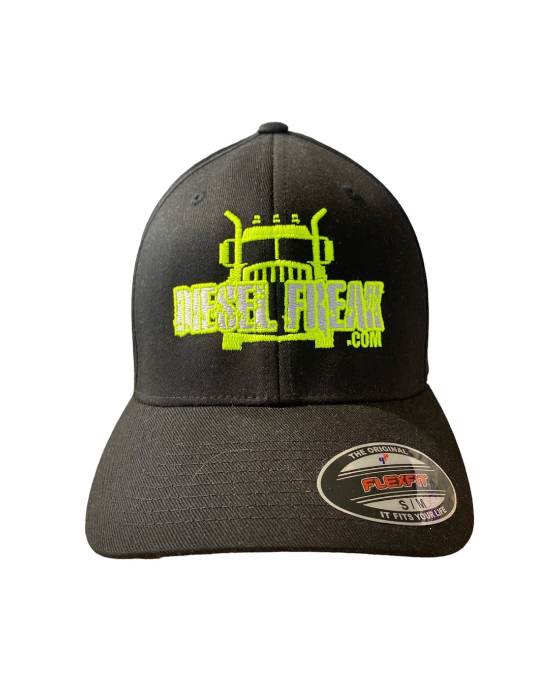 Truckin Freak Black and Neon Yellow Hat - Diesel Freak