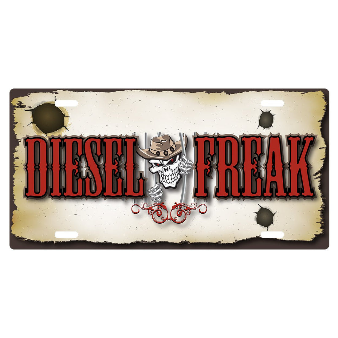 Wanted License Plate - Diesel Freak