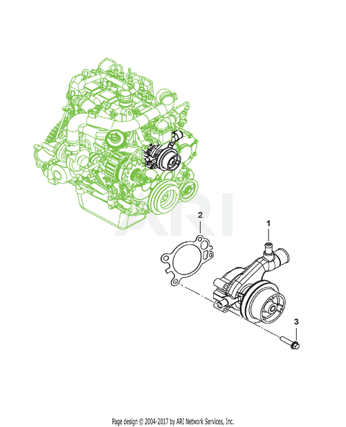 Water pump assembly - Diesel Freak