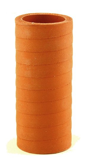 1" ID X 3" Long connector - Matte Red - Aramid 500 Degree - Diesel Freak