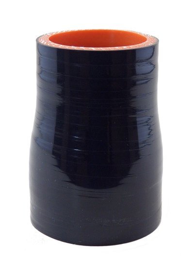 1.75" ID to 1.5" ID reducing coupler - Gloss Black - Diesel Freak