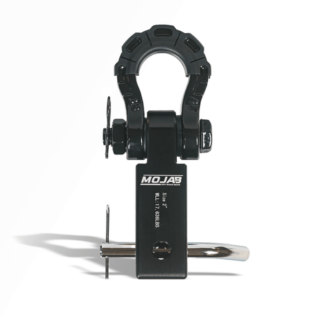 2'' Aluminum Hitch Receiver with Steel D-Shackle (LIFETIME WARRANTY) - Diesel Freak