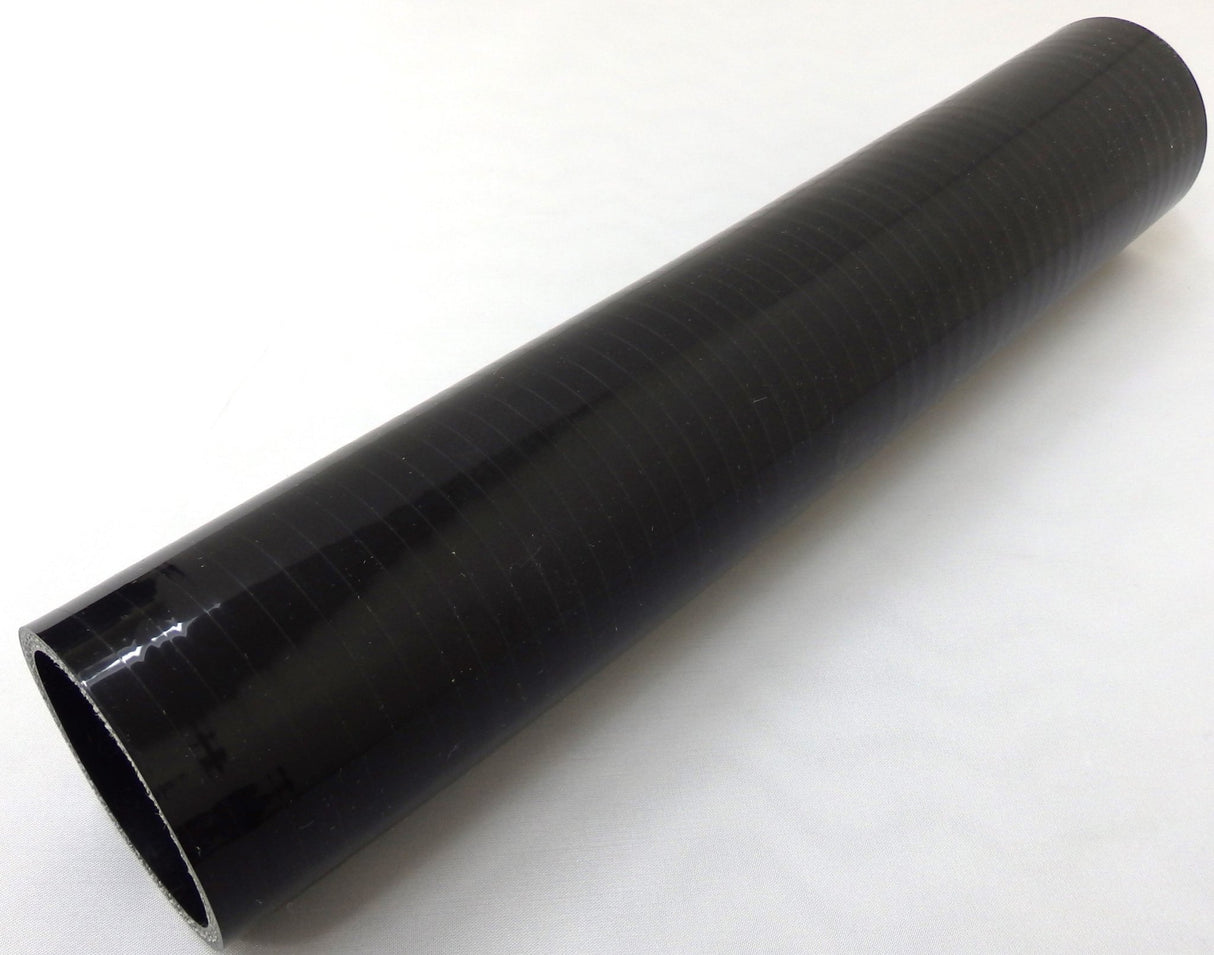 2" ID X 12" Long - Gloss Black - Black Liner - Diesel Freak