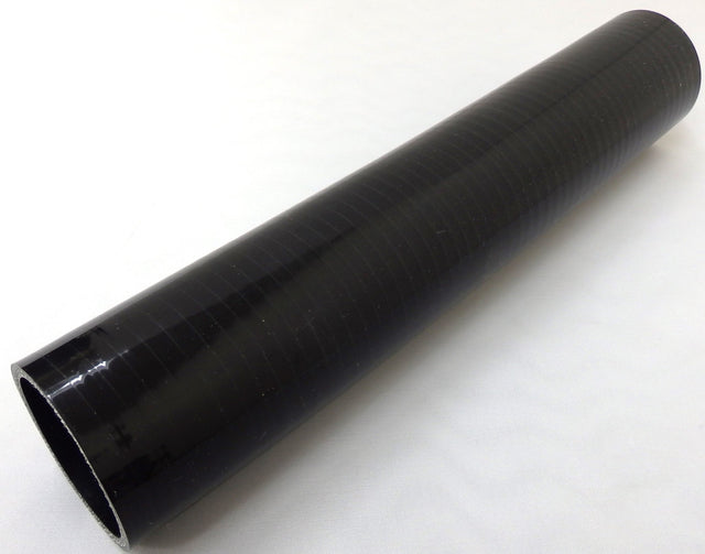 2" ID X 12" Long - Gloss Black - Black Liner - Diesel Freak