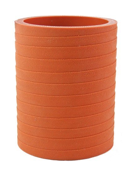2" ID X 3" Long - Matte Red - Aramid 500 Degree - Diesel Freak