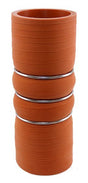2" ID X 6" Long - Matte Red - Aramid 500 Degrees - Diesel Freak