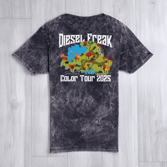 2025 Color Tour Mineral Wash Tee - Diesel Freak
