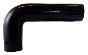 2.5" ID - Gloss Black 90 degree elbow - One Long Leg - Diesel Freak