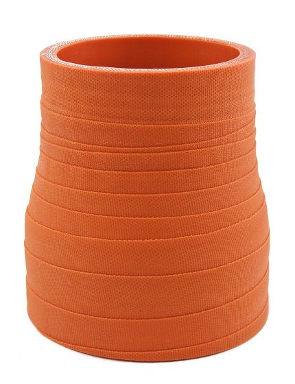 2.5" ID to 2" ID - Matte Red - Aramid 500 Degree - Diesel Freak