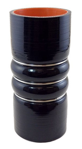 2.5" ID X 6" Long Connector - Gloss Black - Diesel Freak