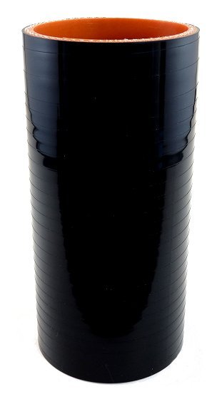 2.5" ID X 6" Long coupler - Gloss Black - Diesel Freak