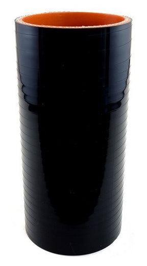 2.5" ID X 6" Long coupler - Gloss Black - Diesel Freak