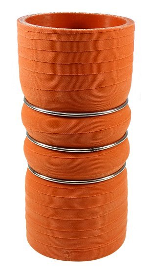 2.5" ID X 6" Long - Matte Red - Aramid 500 Degrees - Diesel Freak