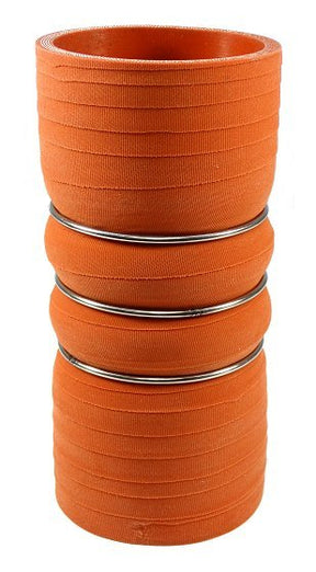 2.5" ID X 6" Long - Matte Red - Aramid 500 Degrees - Diesel Freak