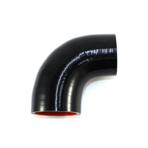 2.5" to 2.25" ID, with 3.5" legs - Gloss Black - Diesel Freak
