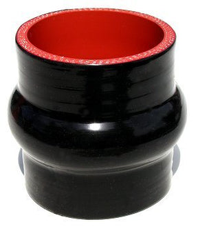 2.75" ID X 3" Long hump connector - Gloss Black - Diesel Freak