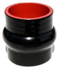 2.75" ID X 3" Long hump connector - Gloss Black - Diesel Freak